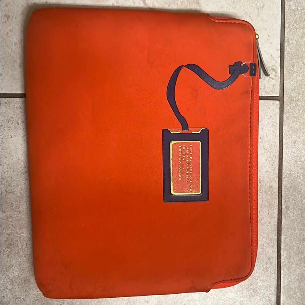 Orange Neoprene Marc by Marc Jacobs small iPad bag or any other uses.